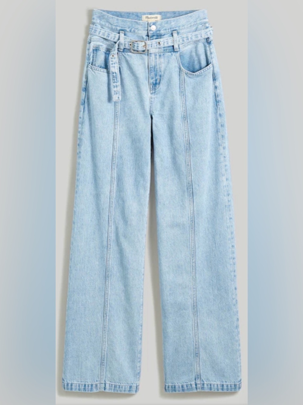 Madewell Belted Baggy Jeans 32